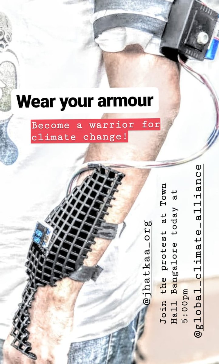 THEWorkshop_Blr's tweet photo. We made some #diywearables combining the simple pollution mask and an AQM so the effects are actually visible and measurable. Big ups to @Jhatkaadotorg #GlobalClimateStrikeIndia  #thinkhappyeveryday https://t.co/ZLvWWVUyd1