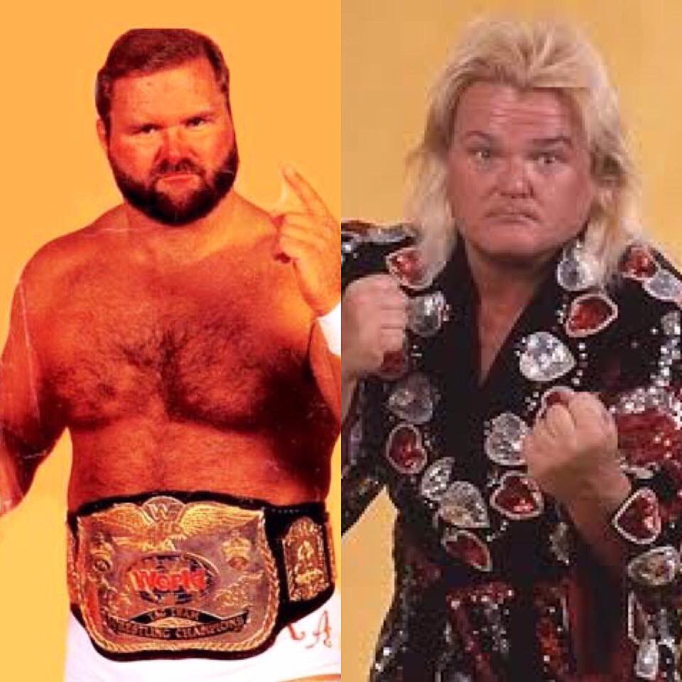 Happy birthday to two of my all time favorites Arn Anderson and Greg Valentine! 