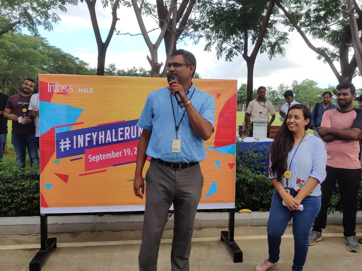 VOYPrakritiPark's tweet image. The human body has limitations, the human spirit is boundless. 600+ fitness enthusiasts from Hydsez gathered for infyrun and showcased why fitness is important. A few glimpses of the INFYHaleRun
#LifeAtInfy #InfosysHydSez #voyprakritipark #INFYHALERUN @Manisha_saboo