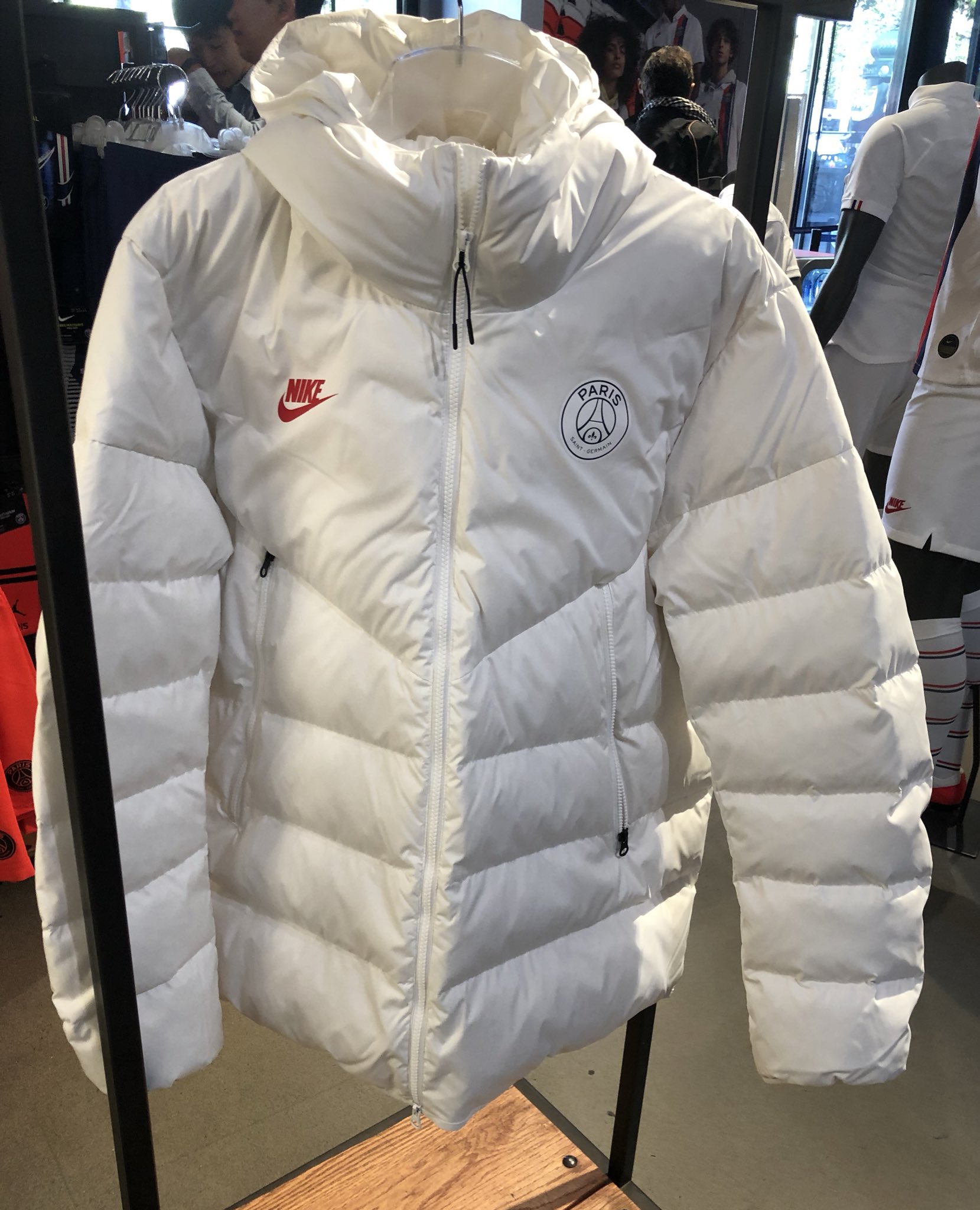 Doudoune psg blanche hotsell