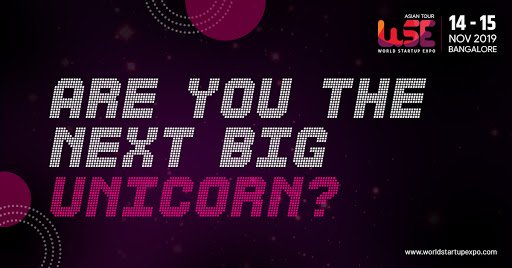 WSE2019's tweet photo. The Next Wave of ‘Unicorn’ Start-Ups is here! Are you in the running? Don't miss out on the chance to meet the top Indian Investors in India at #WSE. Book your tickets now- https://t.co/XIOm4Q34pO
#startups #SaaS #innovation #Growth #funding #investors #Investment #expo #business https://t.co/IUWfWvmshW