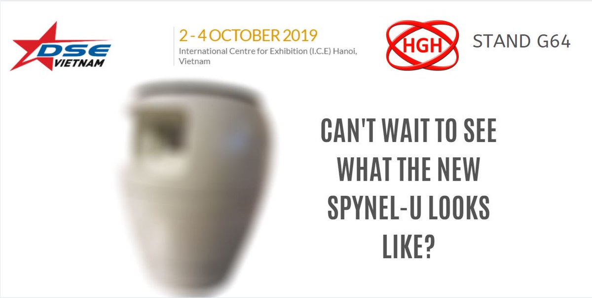 HGHInfraredSyst's tweet photo. Be prepared for a better #security by design... NEW #SPYNEL-U to be revealed for the 1st time at #DSEVietnam this October! https://t.co/XoavVQ6SRM