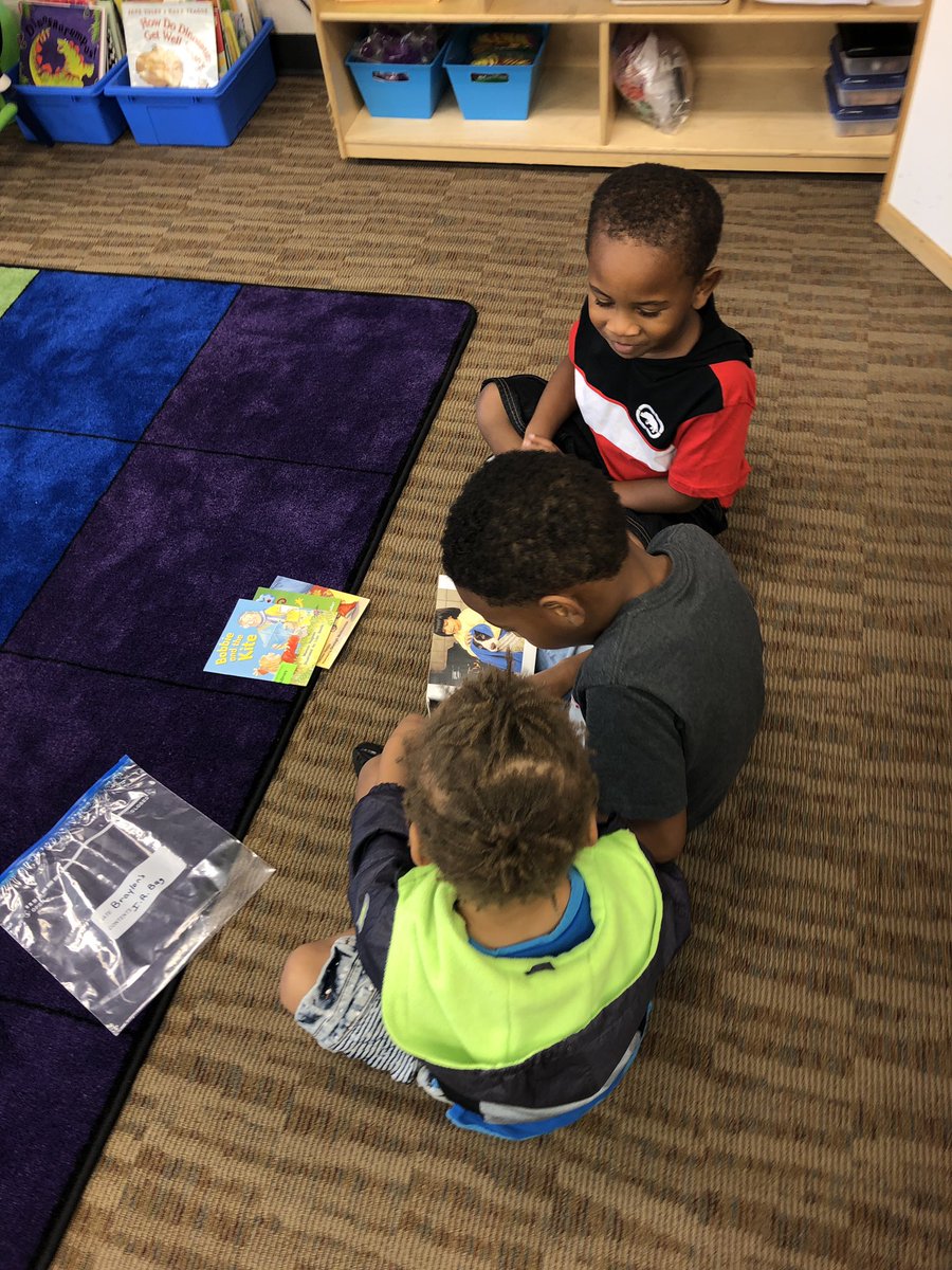 4K was able to join in with Kindergarten for some great partner reading! Thank you to <a href="/MrsSandiferLES/">Jamie Sandifer</a> class for showing us how AWESOME reading is! #PrideIn5