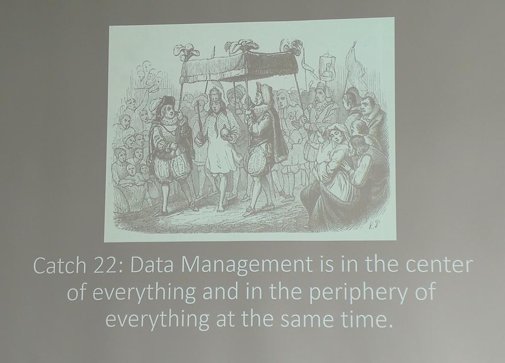 mchbuss's tweet photo. Listening to @karstenkryger and his witty remarks on #rdm: Can we escape this #catch22? ๐ค #datamanagement #FAIRdata #DMForum #theemperorsnewclothes https://t.co/Ut0EeYtBa7