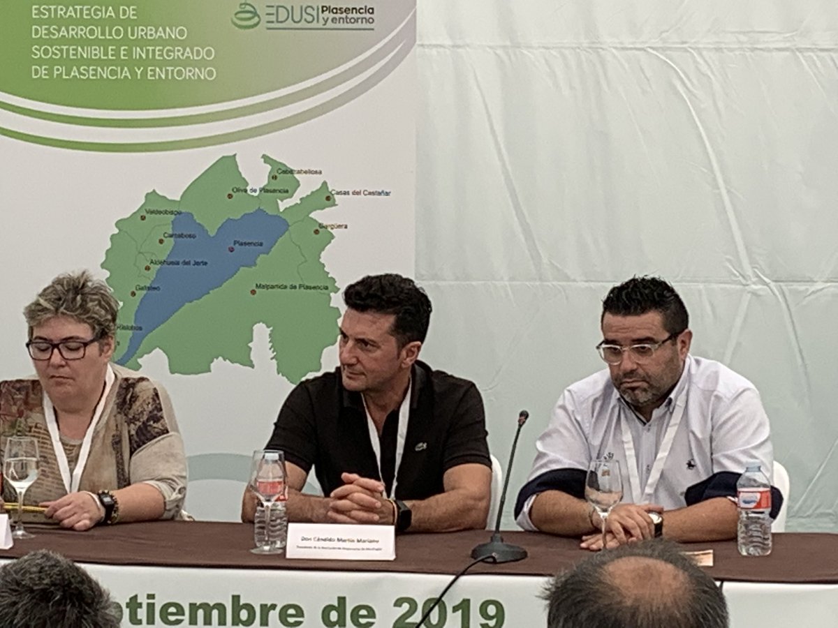 Cándido Martín Mariano, Presidente Asociación de Empresarios de Monfragüe cierra la Mesa de Casos de Éxito de la Jornada Técnica #FIGAEX2019 destacando la profesionalidad de las empresas del sector #Gastrocinegético en Monfragüe <a href="/DiputacionCC/">DiputacionCC</a>