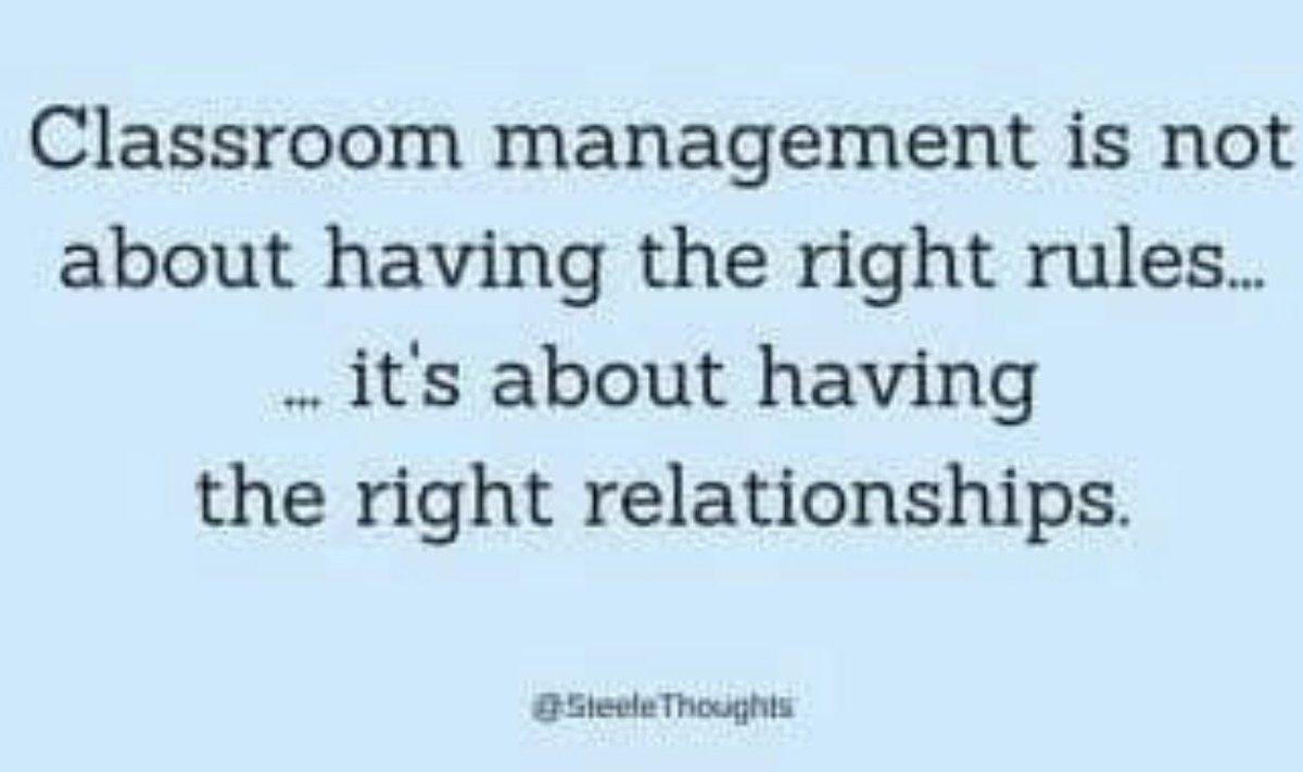MorganVerk's tweet photo. Rules are important of course, but those #bonds #relationships are what make the rules easy to enforce and reinforce. Relationships with your students make or break your classroom management. #lovethemfirst https://t.co/rSuIOKd7s9