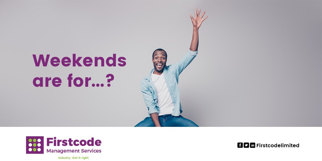 Firstcodegh's tweet image. We say weekends are for &quot;Getting things right&quot; 
What do you say weekends are for?