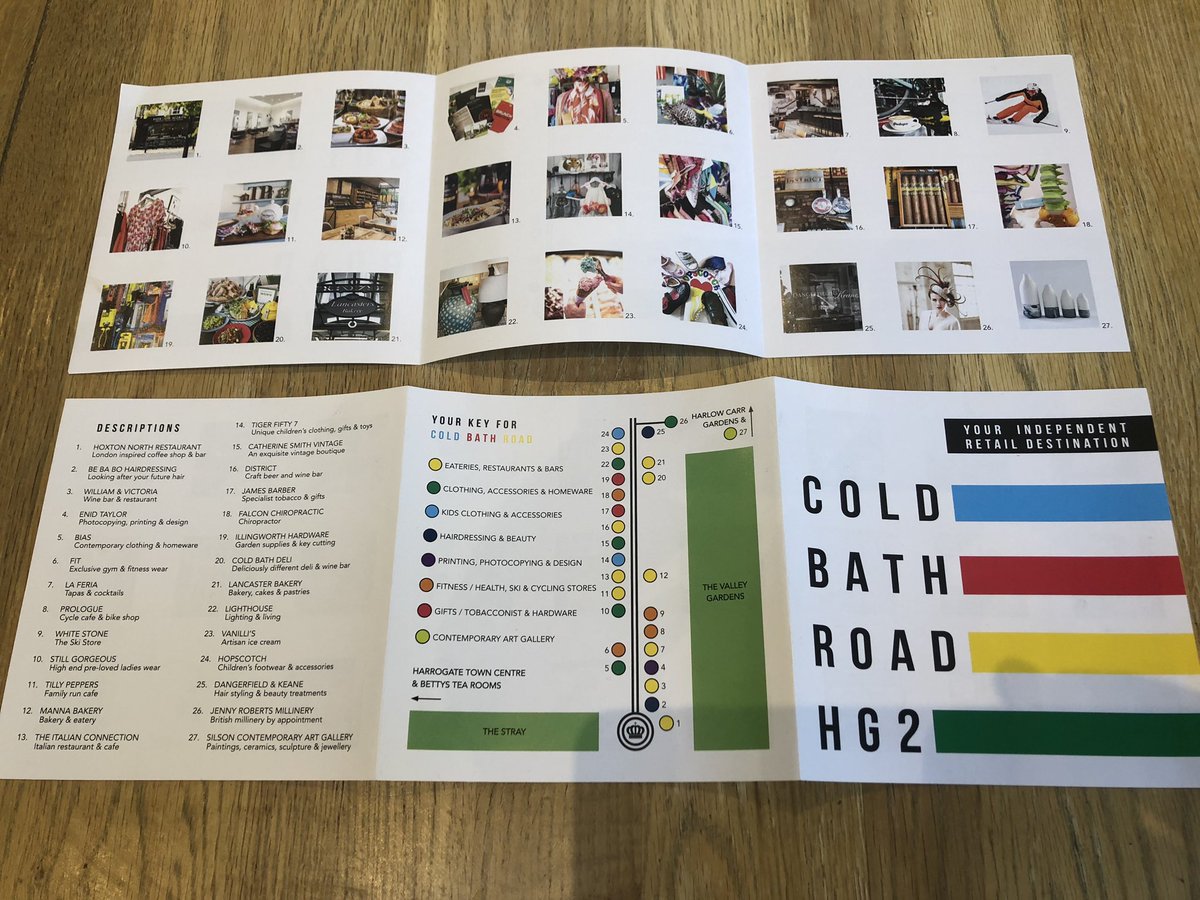 Cold Bath Road (@coldbathroad) on Twitter photo Visiting #Harrogate for the #UCI?
Take time out to visit the independent retailers on <a href="/ColdBathRoad/">Cold Bath Road</a> Pick up a map from <a href="/moreHarrogate/">Harrogate Visitor Information</a>
N.B. We’re only a few hundred metres from the finishing line and fan park. Visiting #Harrogate for the #UCI?
Take time out to visit the independent retailers on <a href="/ColdBathRoad/">Cold Bath Road</a> Pick up a map from <a href="/moreHarrogate/">Harrogate Visitor Information</a>
N.B. We’re only a few hundred metres from the finishing line and fan park.