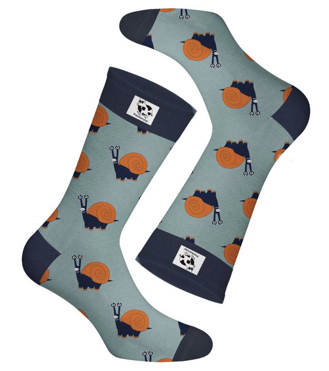 pimdiamond's tweet photo. Half snail, half pig it’s a Snig! Snigs only come out at night when it is cooler and love to run around under a full moon. It can be your everyday sock for work or for play during travel. 🛒https://t.co/AVOm2ZhRSG #pimmonstersocks #Snig #snail #pig #friendlymonster #crazysocks https://t.co/VY6ueE28GX
