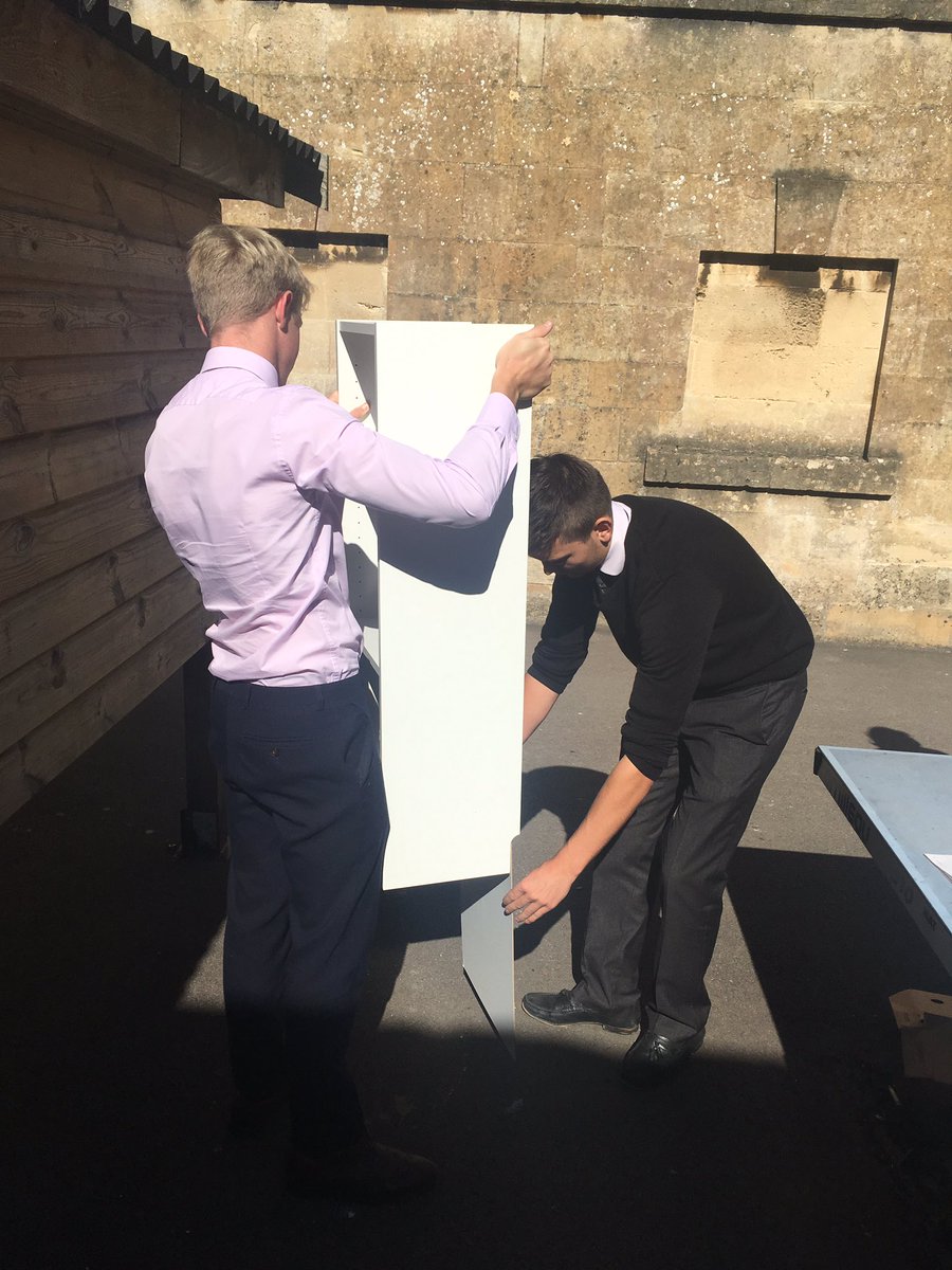 benjchoran's tweet photo. Excellent work from our U6th today. Teamwork and fun in their #prior4life course. Today, constructing flat pack furniture. #lifeskills #wherestheallenkeygone https://t.co/eDWZ1rBtE3