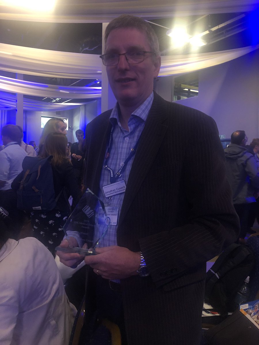 UHLNeonates's tweet photo. @UHLNeonates #cc2019 Winner of the most supportive educator awards.  Well deserved for going above and beyond Dr Cusack. https://t.co/0YvK0fj3zw