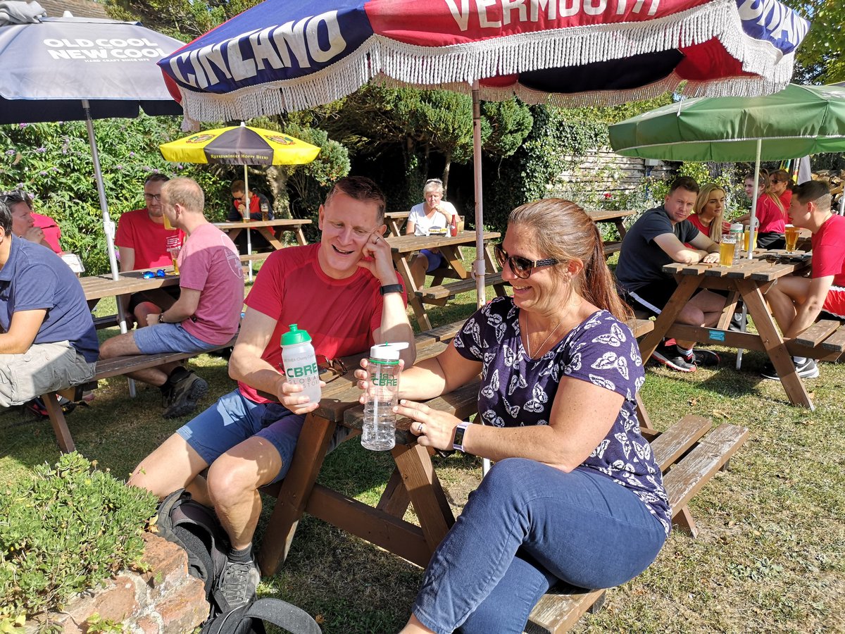 Springback_pr's tweet photo. When client meetings take on a whole new meaning. Catching up with @CBRESouthampton and team mates from #Birmingham, #Bristol and #Jersey as they stop off on their #superregion trek along the #southdownsway raising funds for @actnforchildren. Taking a camera to catch the action https://t.co/dHlzF1x96G