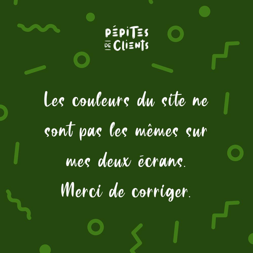 pepitesdeclient's tweet photo. Outch la catastrophe ! Et si vous éteignez vos écrans ça va mieux ? 🎨

Non mais sérieusement, comment veux-tu qu'on ne rigole pas face à ces réflexions ? 😂

https://t.co/wTg790pB2i

#webdesign #pepitesdeclients #perlesdeclients #agencedecommunication #lesclients #freelance https://t.co/9rBY4j2hTT