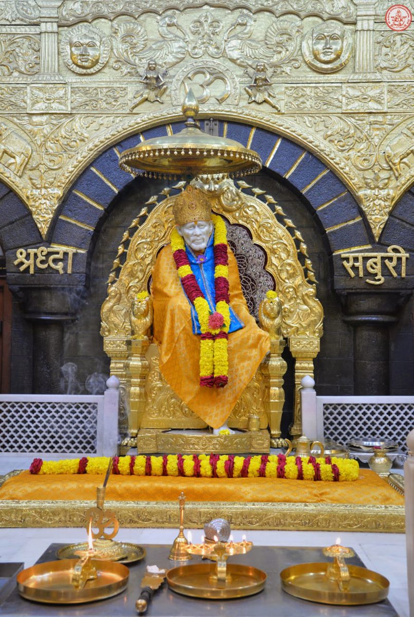 SSSTShirdi's tweet image. *श्री साईबाबा संस्थान विश्वस्तव्यवस्था,शिर्डी*              
       *शुक्रवार दिनांक २० सप्टेंबर २०१९*                                                                                                                          
       *🙏माध्यान्ह  -  आरती 🙏*