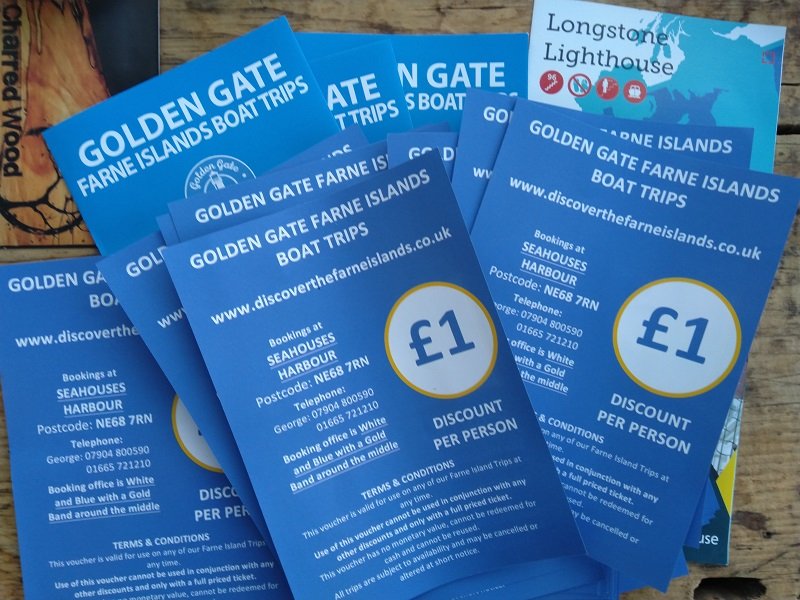 We're sailing to the Longstone Lighthouse at 11:30 today. You can download discount vouchers from the wesite!  <a href="/NNTourism/">North Northumberland</a> <a href="/G_Dolman/">Gary Dolman💙🌳</a> <a href="/Dondonthechef/">Donna marie smith</a> @whittleprint <a href="/RNorthumberland/">Radio Northumberland</a> <a href="/discovernland/">Discover Northumberland</a> <a href="/LundgrenTours/">Lundgren Tours</a> <a href="/LundgrenTours/">Lundgren Tours</a> @northcoastaonb <a href="/ilovefridaysme/">ALAN LEIGHTLEY</a>   discoverthefarneislands.co.uk