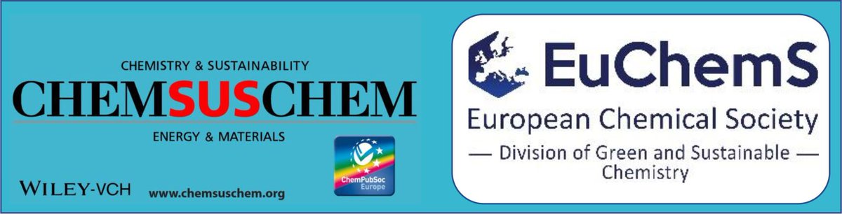 Wiley_Chemistry's tweet photo. Free to Read! In advance of the 4th @EuChemS Conference on Green and Sustainable Chemistry #EUGSC4, check out the Special Collection in @ChemSusChem featuring Paul Dyson, @awkleij, François Jérôme, Mike North, @catalysis_eth, Roger Sheldon and many more: https://t.co/UVrOqbH5fB https://t.co/6vE8PpvUkl