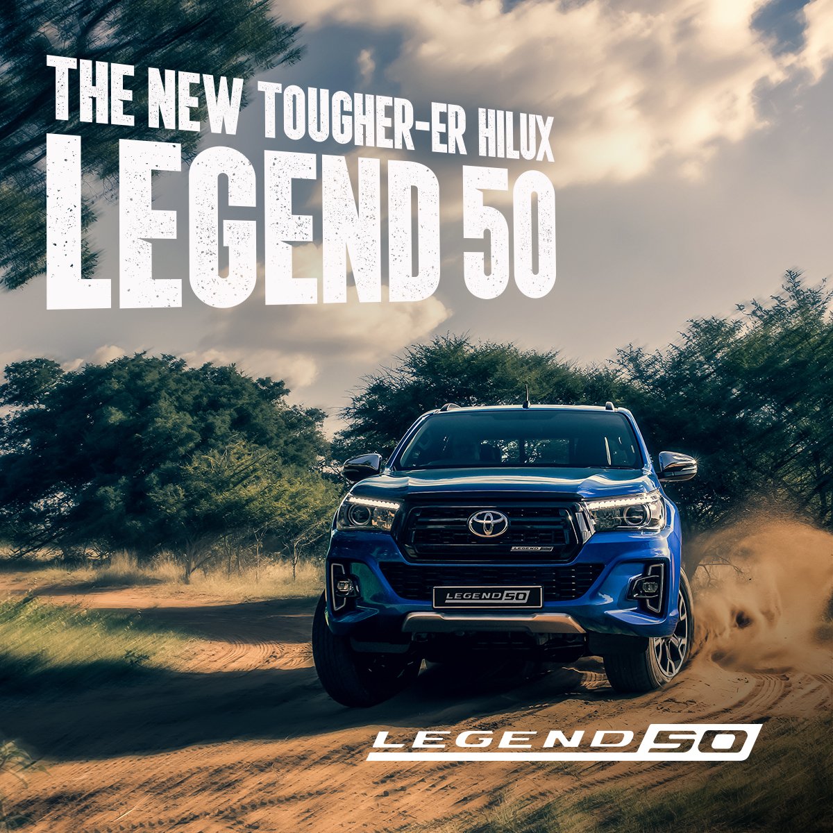 ToyotaSA's tweet image. Stand out from the crowd in legendary style with #HiluxLegend50 badging on the gloss-black front grille, accompanied with 18-inch alloy wheels &amp;amp; tow bar. Get yours today: bit.ly/2Yat5L5