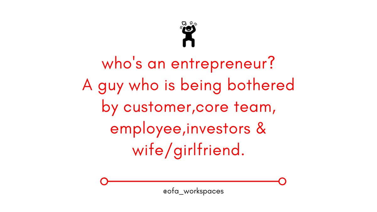 ofa_all's tweet photo. ofa_workspaces
Tag any entrepreneur 😁😁
.
.
.
.
.
#coworkindia #coworkingcafe #coworkingspace #coworkingspacedelhi #coworkingplace #coworkingwomen #coworkingworld #coworking #coworkingworld #entrepreneurmotivation #entrepreneurialmindset #dreams https://t.co/2qMHGCgb4d