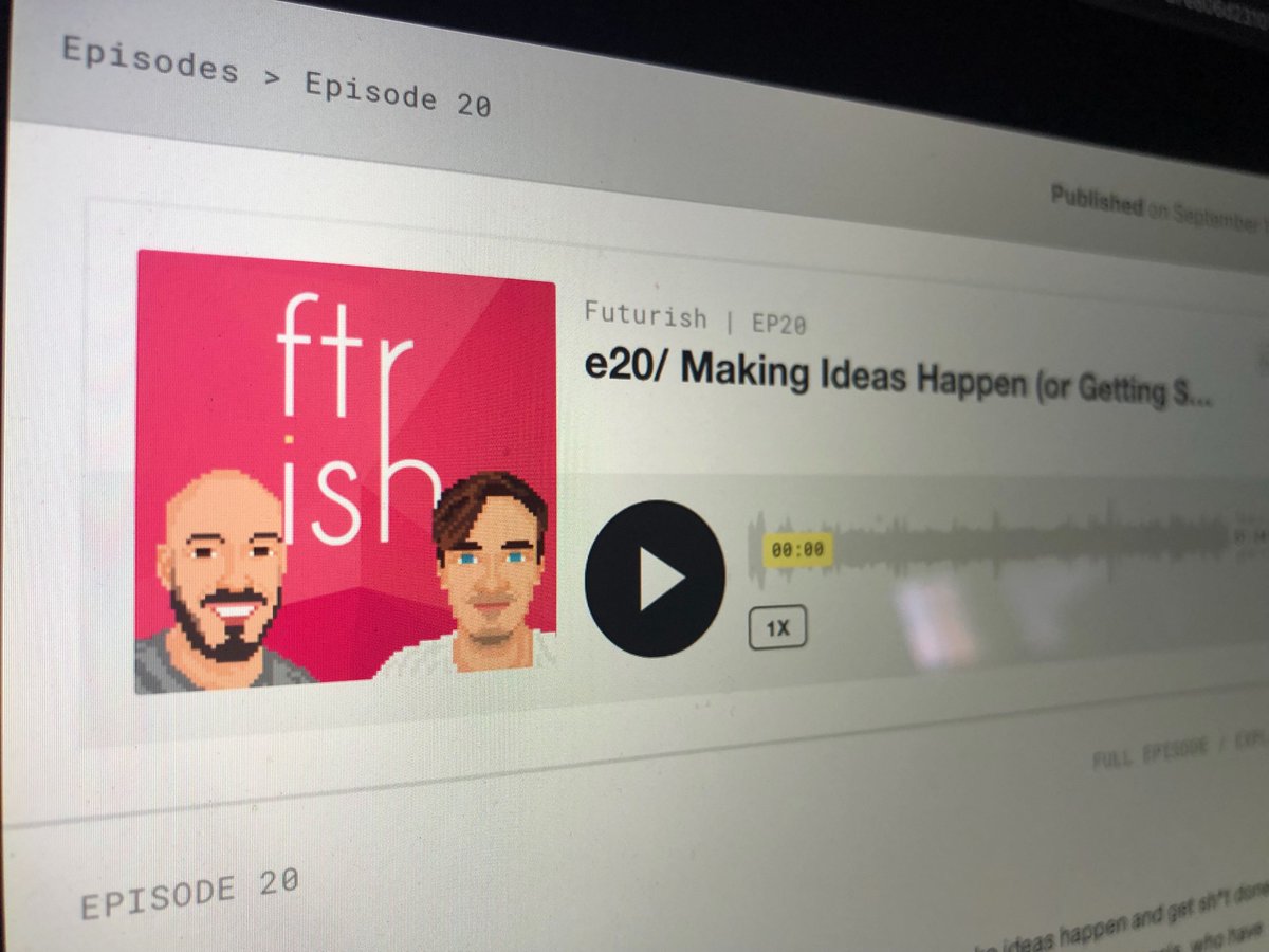 Ever wondered why it is so difficult to ship good #ideas out the door? In our latest episode we discuss exactly this question and much more here:
futurish.simplecast.com/episodes/e20-m…

#HiveHelsinki #Podcasts #Podcast #Ideas #Creativity #Innovation #Entrepreneurship
