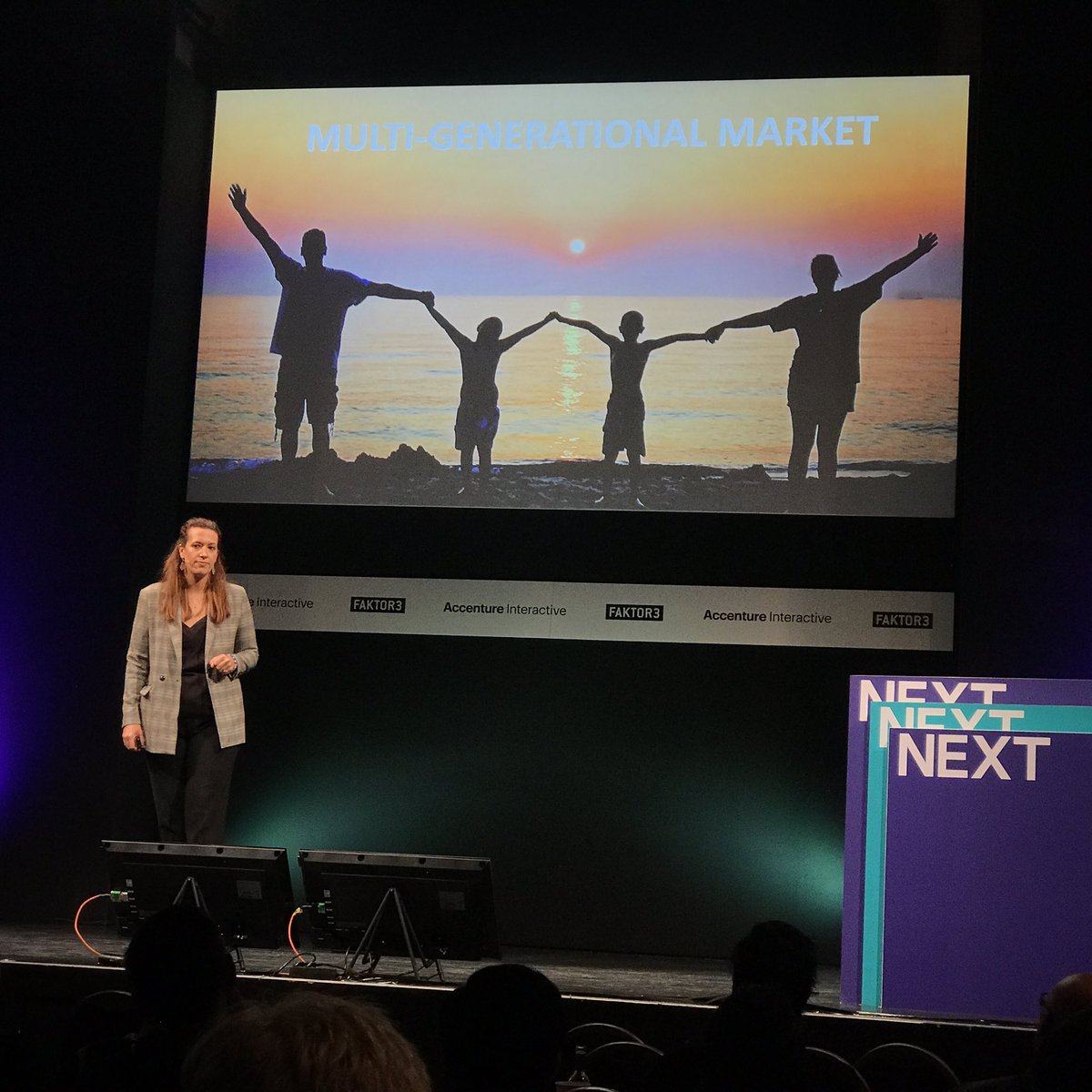 “Family and the multi-generational household”...no one saw that coming. Eliza Filby about #EmotionalIntelligence  starting Day 2 at #next19