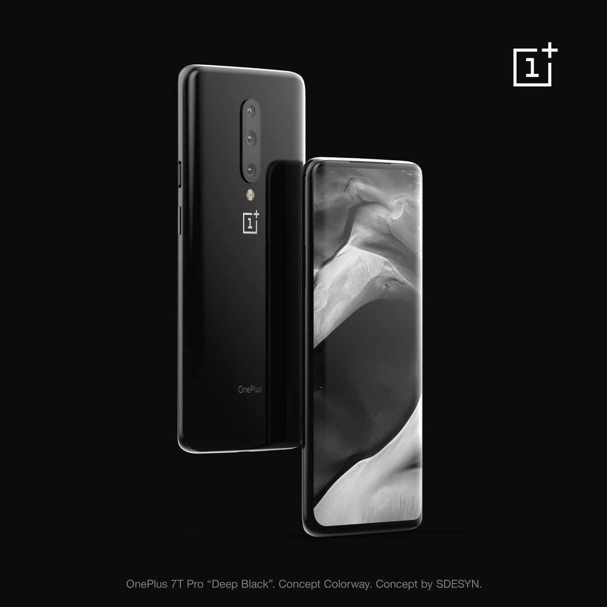 thesdesyn's tweet photo. @oneplus @OnePlus_IN 7T Pro "Deep Black" concept colorway. #oneplus #oneplus7pro #oneplus7t #oneplus7tpro #oneplus7tseries #concept #sdesyn https://t.co/Q2HeqjZ8n5