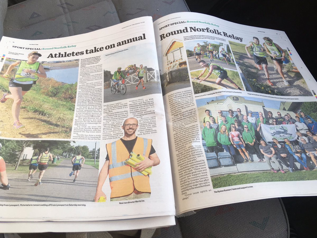 norfolk_relay's tweet photo. Great spread in Lynn News! https://t.co/3QsCfBCVhm https://t.co/vs50eQmZtY