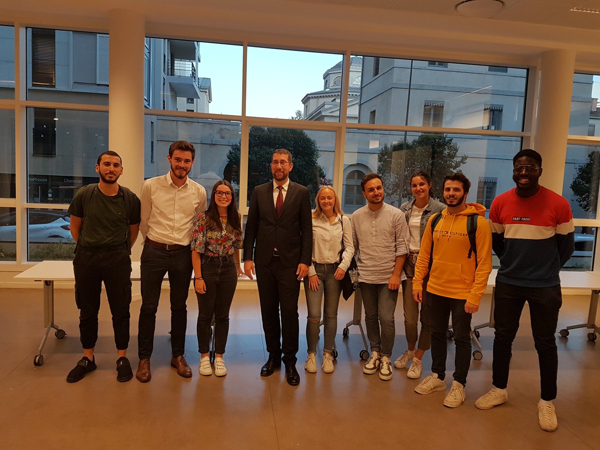LTshibende's tweet photo. UCLy Law School's English taught programmes (Common Law degree + Dual Franco-Irish Licence/BCL with Maynooth University) inaugural conference on "Law, Ethics and Politics" with Pr. Peter Klotz. https://t.co/viOv6R8MgI