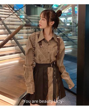HANOYIBI_09's tweet photo. RT+팔로♥한분 증정★] 

🌸체크 셔츠 &amp; 반 멜빵 스커트 세트🌸

☄️가격:  33000 원+3000원(배송비)

☄️상세 주문 
https://t.co/0pvI9dNhu6  
☄️주문확인
https://t.co/u0LpBukpjY                             

[09/26마감] https://t.co/HOTFu2iZ30