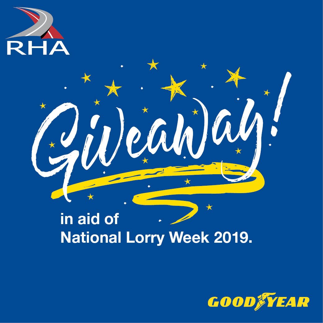 GIVEAWAY!! 

For your chance to win one of 50 Goodyear goodie bags, tell us why you #LoveTheLorry and follow us, like &amp; share!

#NationalLorryWeek #NLW #RHA #Giveaway #Competition