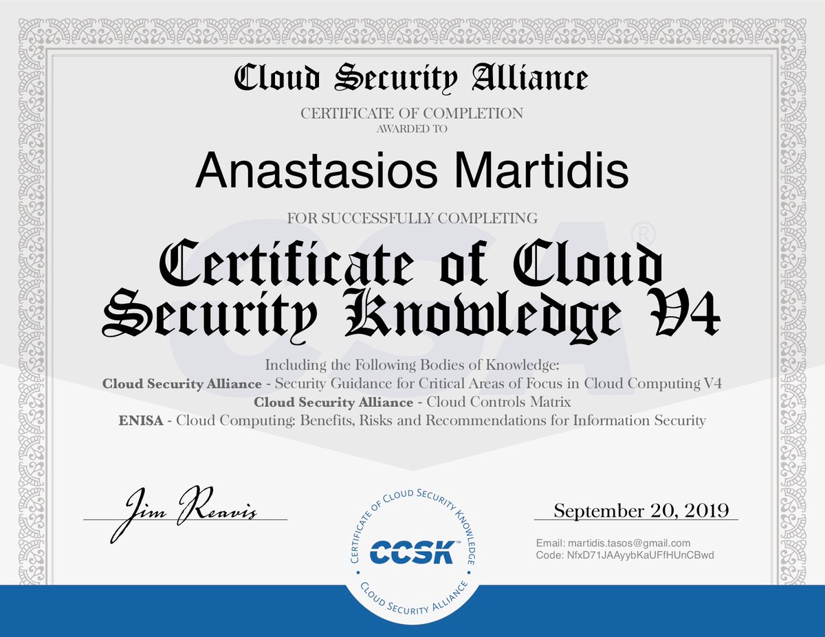 tasosmartidis's tweet photo. And a bit of cloud security https://t.co/Ikvvchaf48
