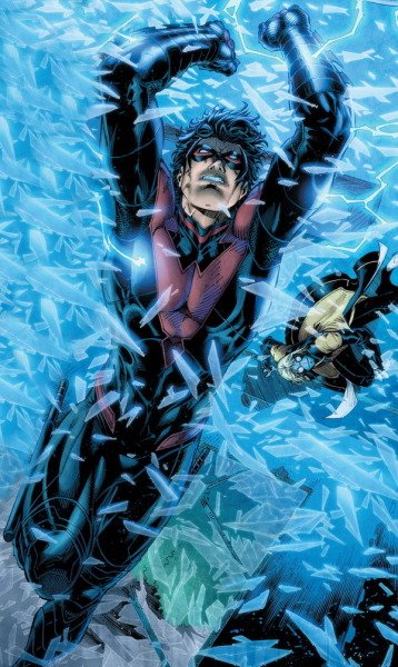 ...like that makes me appreciate Nicola's Nightwing piece overall not just as a Dick Grayson fan, but as an artist too. The dedication of going through an replicating Dick Grayson's designs over the years is astounding. It had me go back and see the piece again... /32