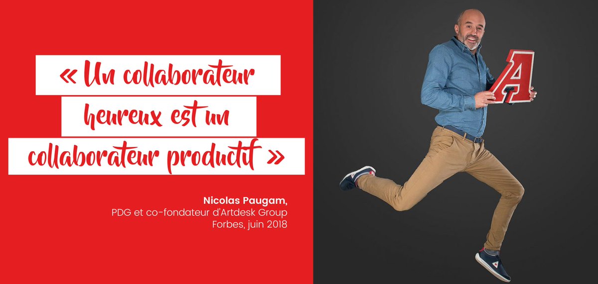 ArtdeskGroup's tweet image. "Un collaborateur heureux est un collaborateur productif" Nicolas PAUGAM 
➡️ lnkd.in/dKmu94Z 
@forbes_fr @Forbes  #DesignGlobal #Workplace #bureau #management #newmanagement #ostéopathie #ergonomie