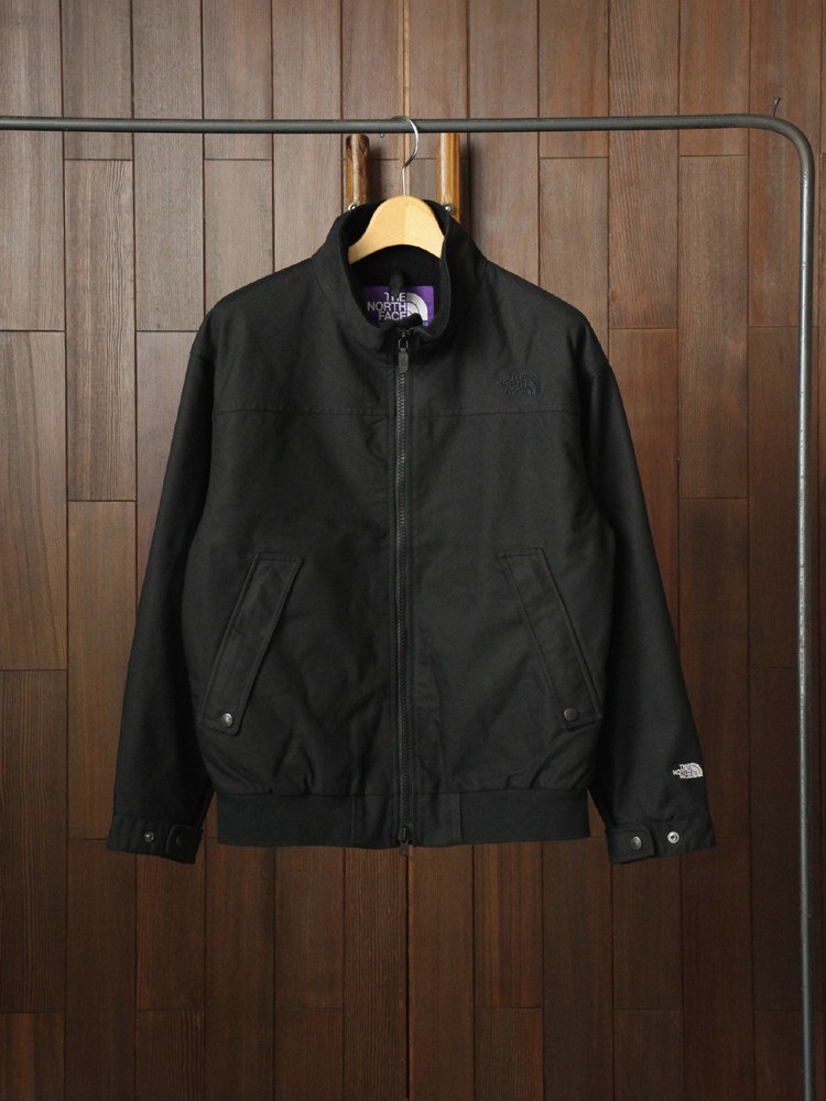 the north face purple label field leather jacket