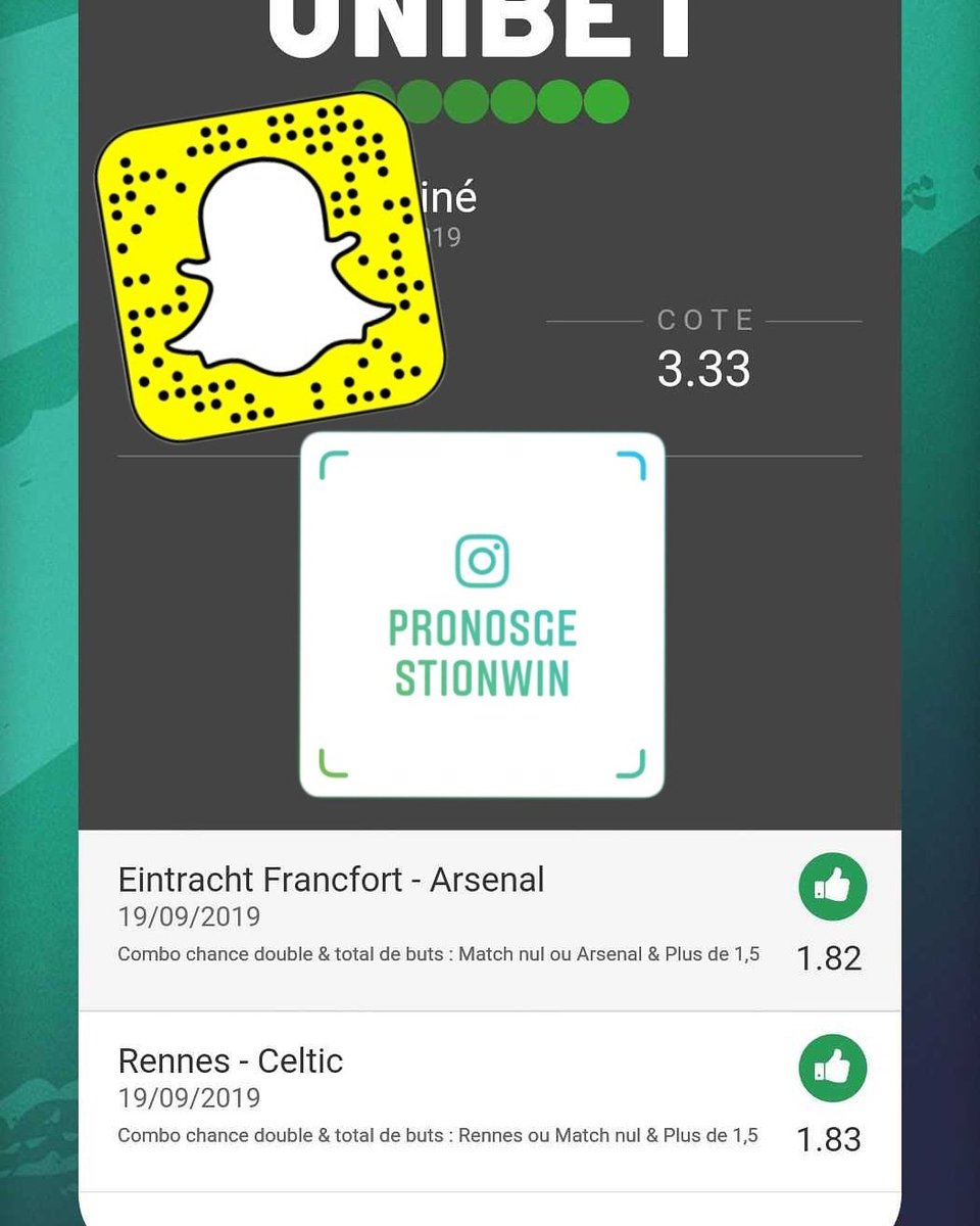 JRPronos01's tweet photo. 🔥BOOOOM🔥
Perfect hier avec le conseil à 1,55 et la grosse côte à 3,35 !
@LeTeamParieur @paris_sportifs @betivore @UnibetFrance @ParionsSport @WinamaxSport @Betclic https://t.co/y6UkBwZMtt