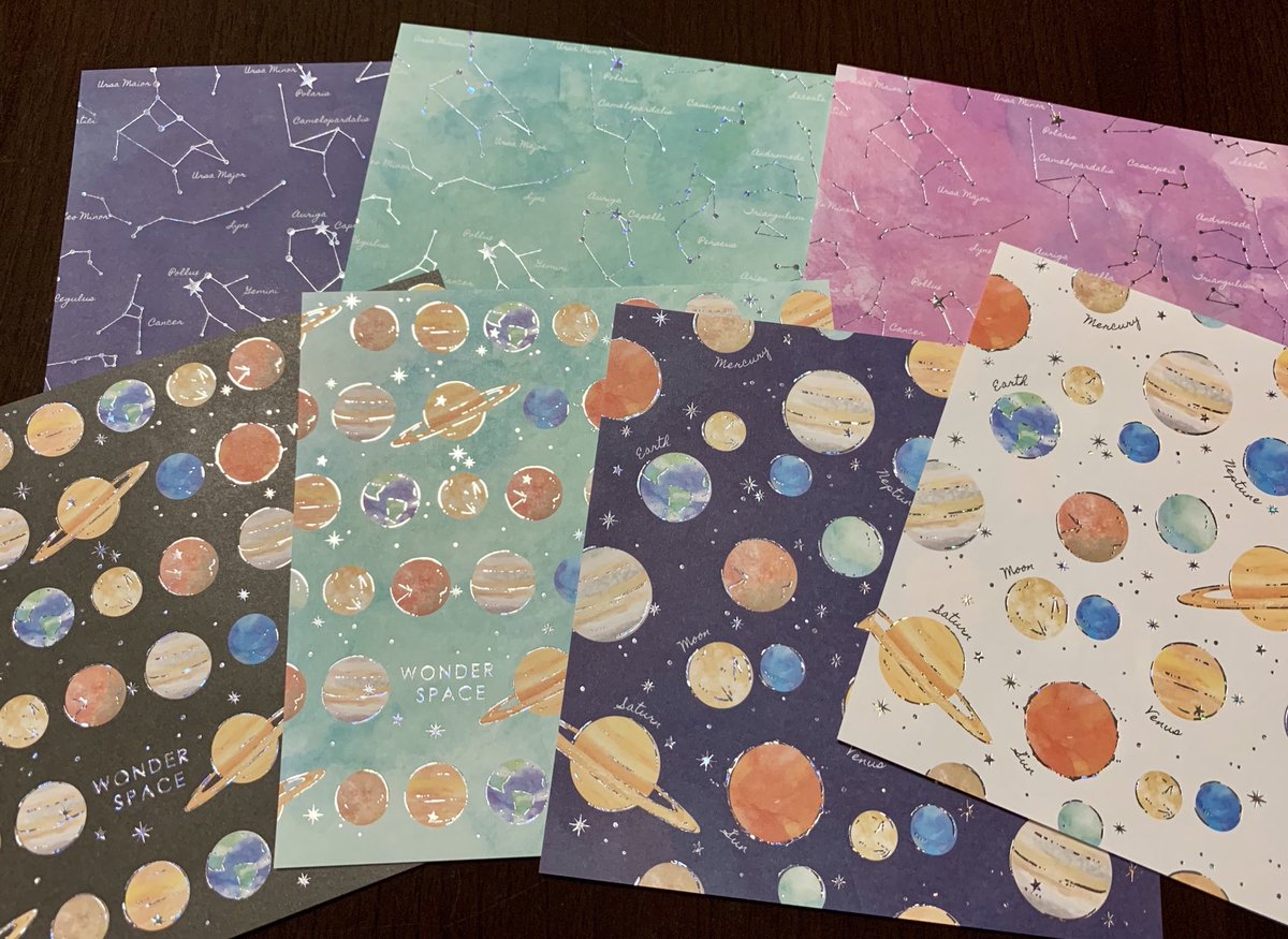 しぃ ダイソーで宇宙柄の折り紙見つけて かわいいー って思って買ってきた でも各種2枚ずつしか入ってなかった ちゃんと確認すべきだった また買わなきゃ しぃ ダイソーで宇宙柄の折り紙見つけて かわいいー って思って買ってきた でも各種2枚ずつしか入ってなかった ちゃんと確認すべきだった また買わなきゃ