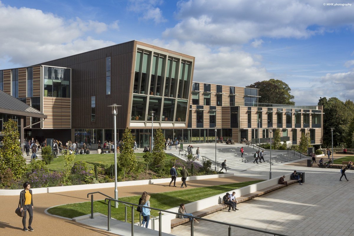 RHCampusLife's tweet photo. We're delighted to report that we have risen five places to become a top 20 UK university in The Times and Sunday Times Good University Guide 2020 (and shortlisted for University of the Year!) https://t.co/XVrKNPaXOl https://t.co/LevwmgjRra