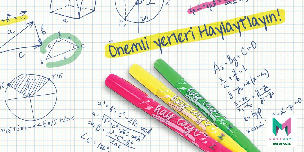 Sen de ders çalışırken önemli yerlerin altını çizeyim derken bütün sayfayı boyayanlardan mısın? O zaman Haylayt tam sana göre!

Ultra yumuşak kullanıma sahip Haylayt ile bütün önemli yerlerin altını kağıdı zedelemeden çizebilirsin. ✍️