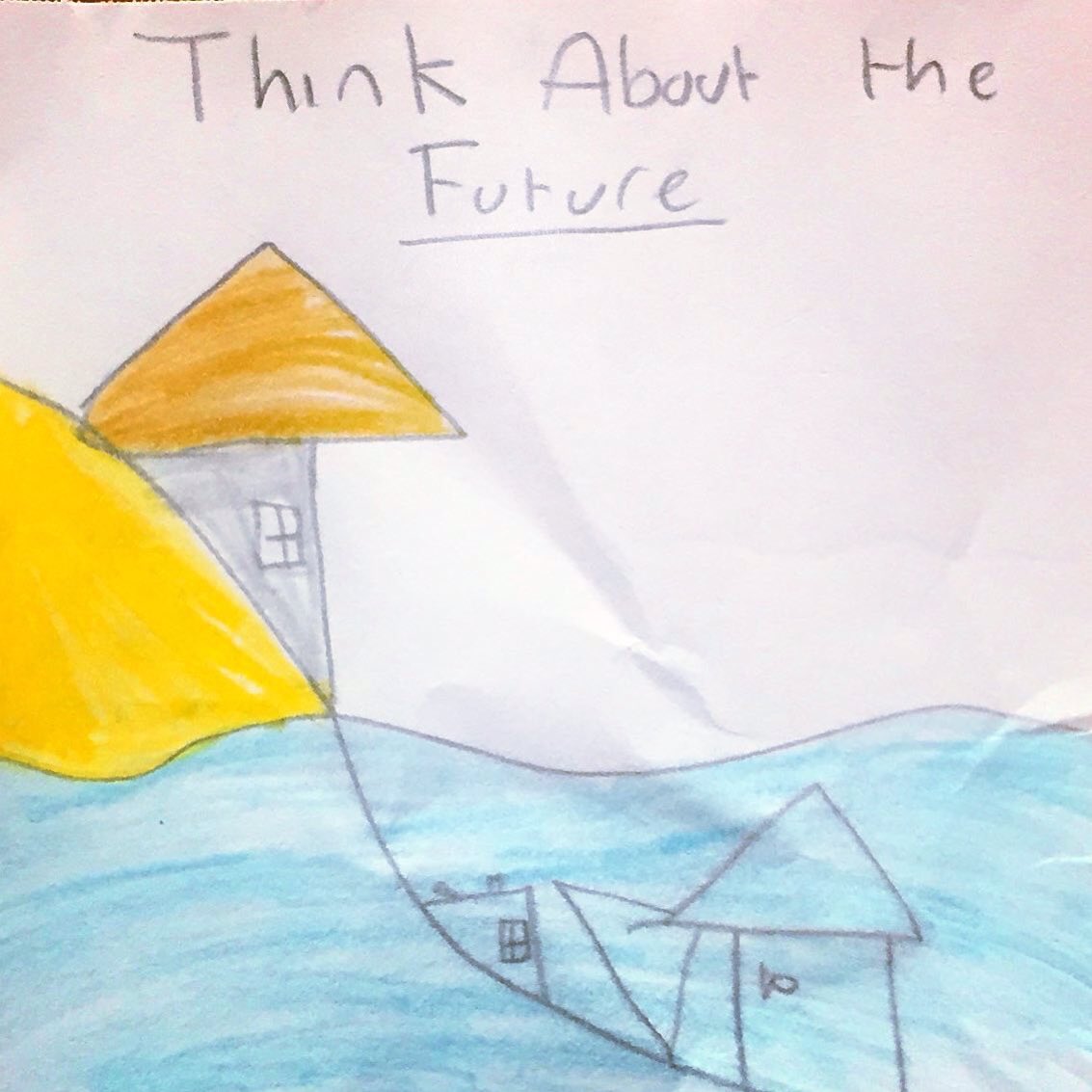 antoniaclare's tweet photo. My niece drew this poster, but her school did not allow her to put it up.  They had their reasons but please give it some love. This girl wants so much to do the right things. #gretathunberg #climatestrikes https://t.co/53hBEdtTKN