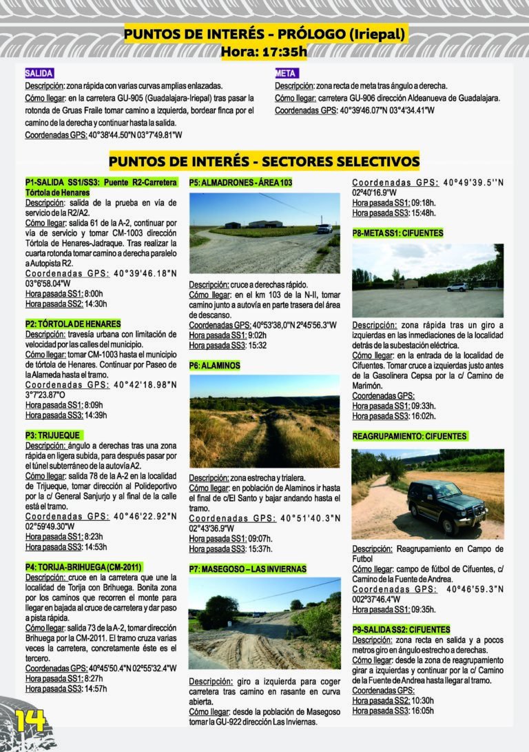 CampeonatoTT's tweet photo. 📃 Mapas de las especiales del #RallyTTGuadalajara 😃✌️#CERTT @RFEdeA @AutoClubAlcarri
https://t.co/MxVG2N47Jo https://t.co/TPCfNqd8ku