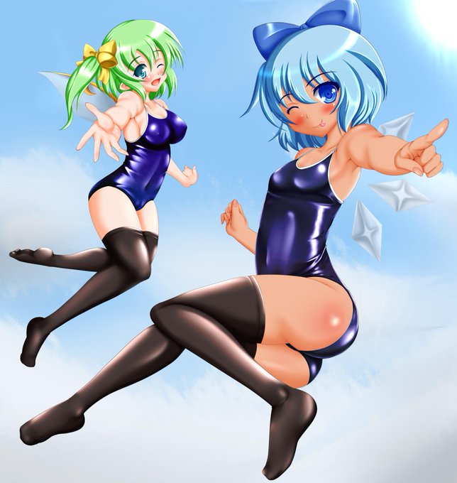 昔描いた絵
競泳型スク水もすく 