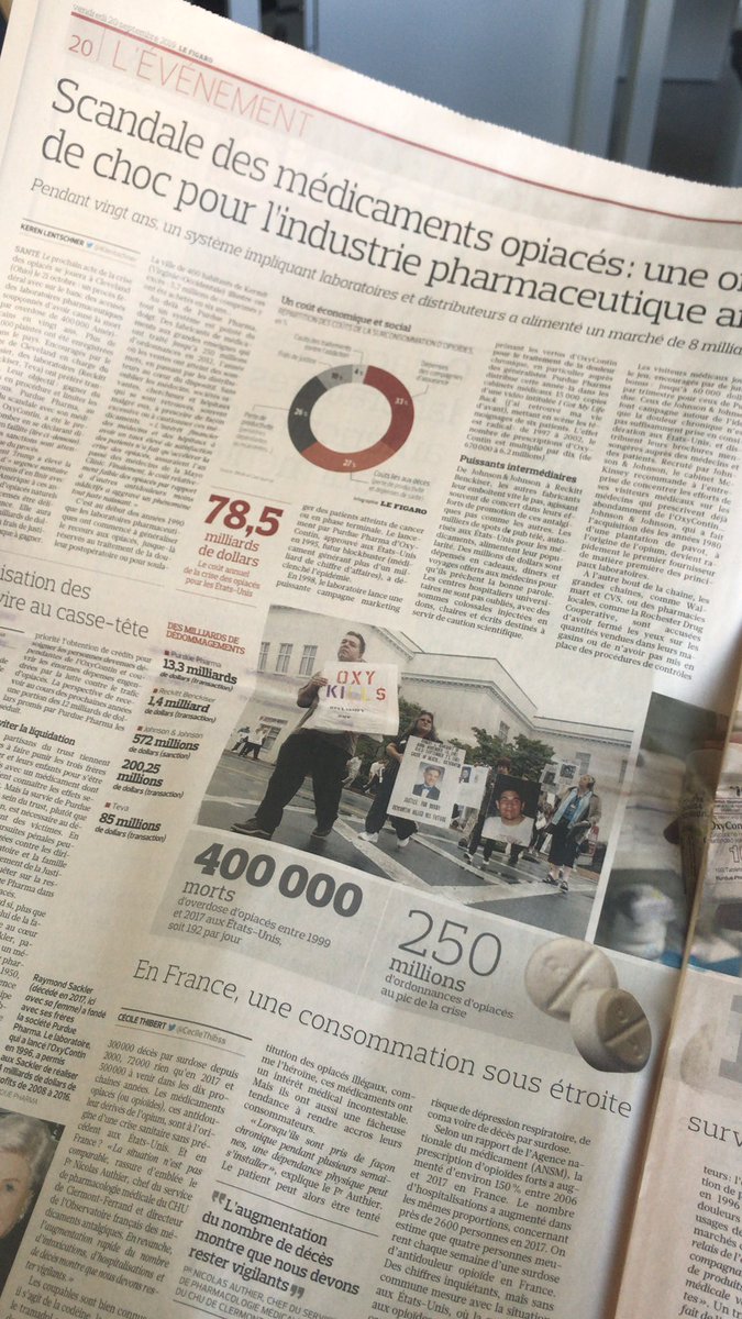 Pierre Monégier (@pierremonegier) on Twitter photo Scandale des opiacés #opioïdes : 2 pleines pages dans <a href="/LeFigaroEco/">Le Figaro Economie</a> avec l’ouverture prochaine d’un immense procès fédéral à Cleveland (Ohio), où nous avions débuté notre enquête <a href="/EnvoyeSpecial/">Envoyé spécial</a> il y a un an. Un empoisonnement massif sans précédent : francetvinfo.fr/monde/usa/vide… Scandale des opiacés #opioïdes : 2 pleines pages dans <a href="/LeFigaroEco/">Le Figaro Economie</a> avec l’ouverture prochaine d’un immense procès fédéral à Cleveland (Ohio), où nous avions débuté notre enquête <a href="/EnvoyeSpecial/">Envoyé spécial</a> il y a un an. Un empoisonnement massif sans précédent : francetvinfo.fr/monde/usa/vide…