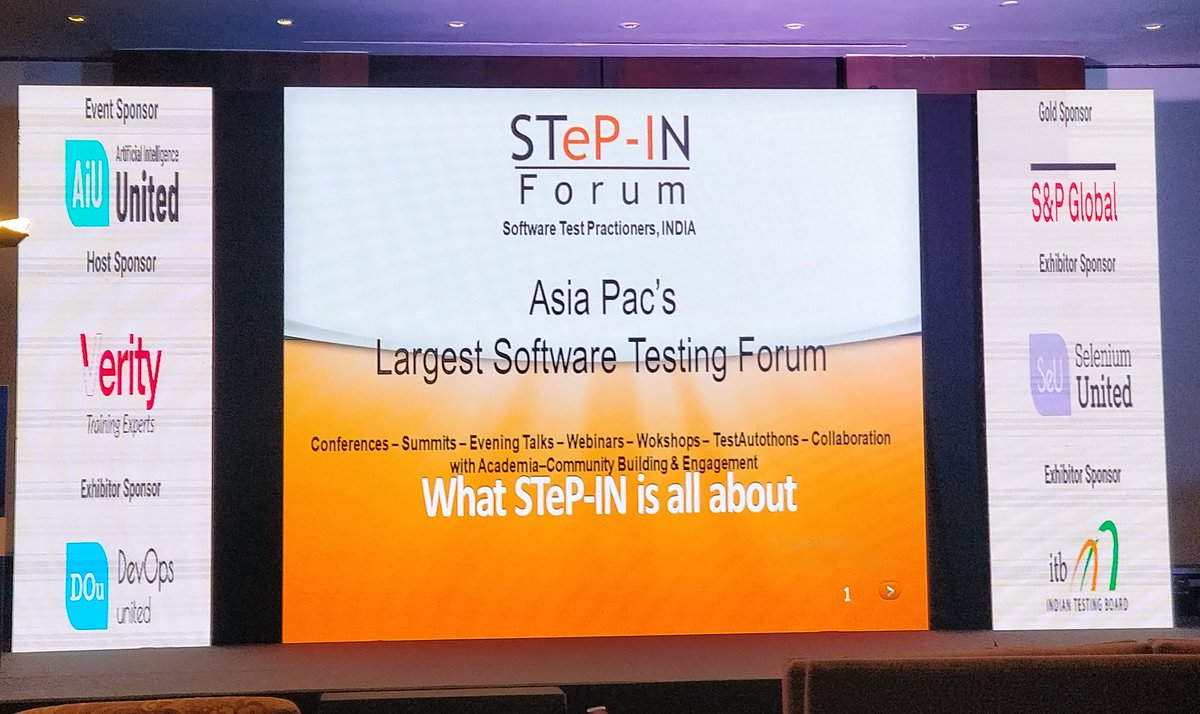 shiridishbilla's tweet photo. What a wonderful day to be in Hyderabad. @stepin_forum HSTC has set the stage with the theme "Intelligent digital mesh". Digital transformation &amp; AI is going to change the way we lead our lives. Today's theme reflects on how QA should mature for future #HSTC2019 #Futureoftesting https://t.co/mkpVaWmrnI
