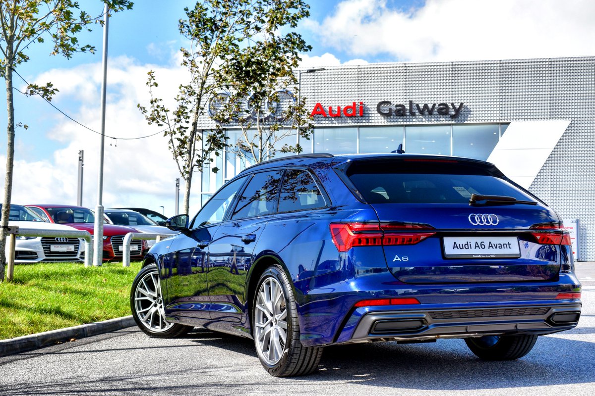 AudiGalway's tweet photo. The A6 AVANT – The Estate that seamlessly combines sportiness, practicality &amp; technology. Full Details - https://t.co/7KwISeUDl2

Features
- 2.0TDI 204BHP S TRONIC AUTO
- Black styling pack
- 20” alloy wheels and much more!

#Connollys #AudiGalway https://t.co/AfW9IVOPpn