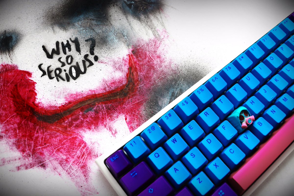 Ducky Keyboard Why So Serious Put A Smile On Your Face Duckychannel Pbtkeycaps Joker Smile Makeup Insanity Hotkeysproject T Co Idxb93huzr Twitter