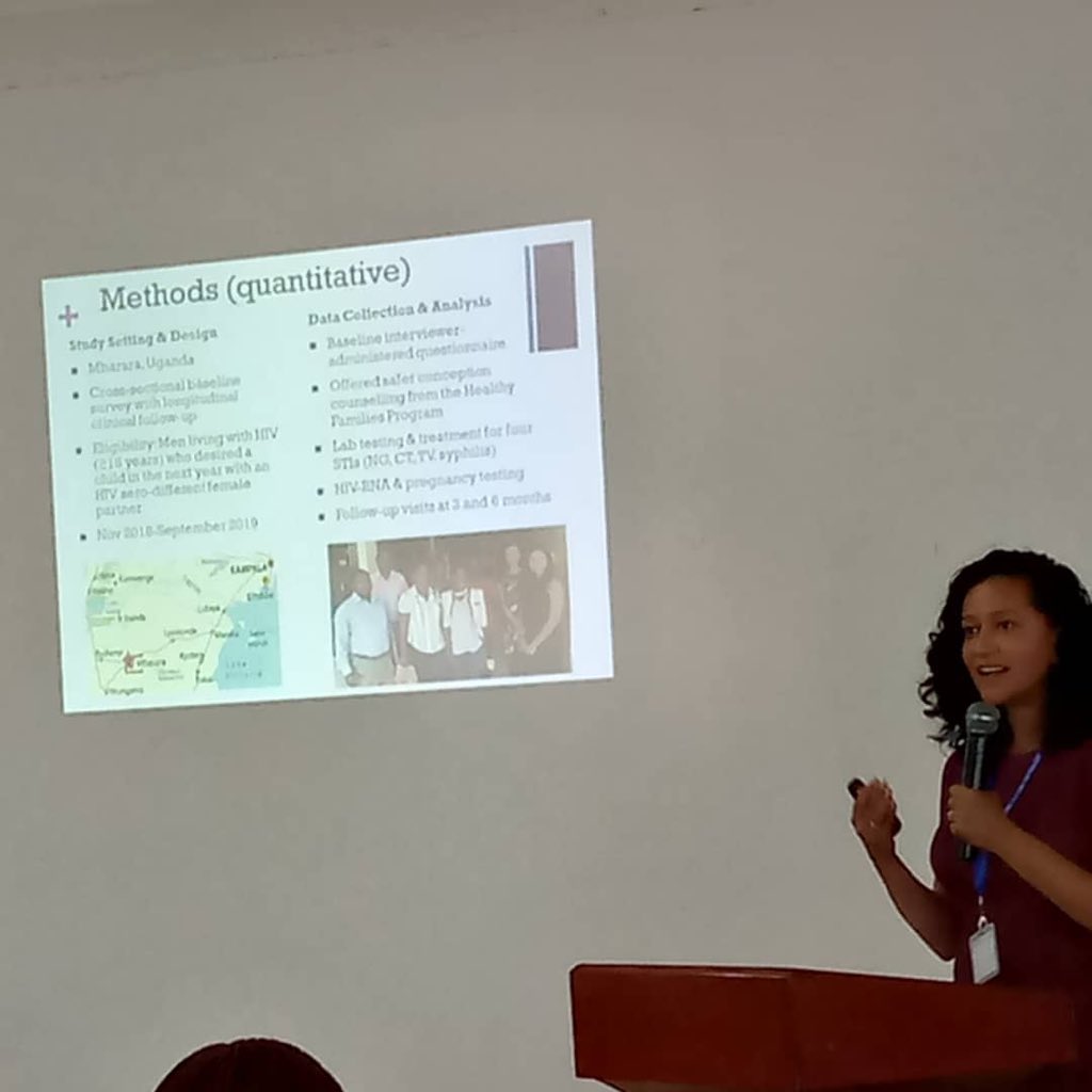 RMushagara's tweet photo. #SaferConception Findings from getting to zero: Safer conception for men living with HIV by Dr. Angela Kaiada @akaida & Ms. Moran Owembabazi https://t.co/AZd4vJNABp