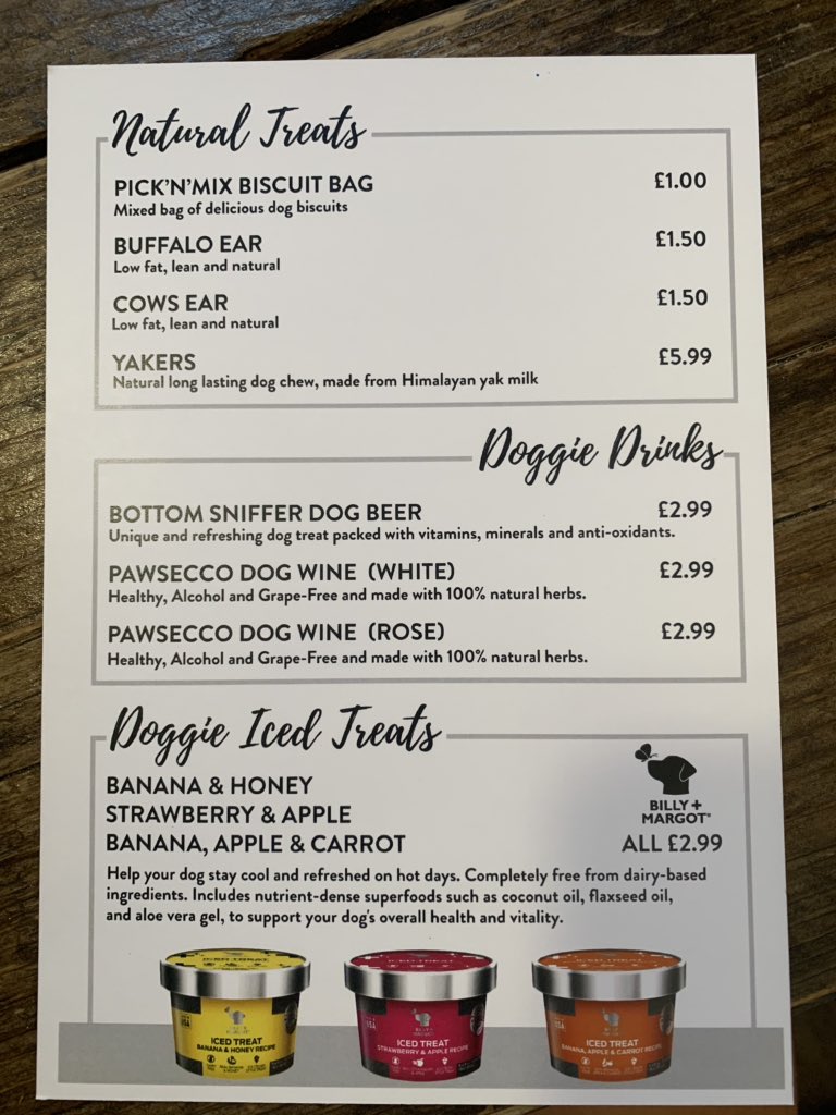 BadBoyB72458237's tweet photo. I am diggin’ the #Dogmenu @WittSurfShop DriftInCafe. #sandypaws #beachdoglife https://t.co/vI8HlUhvns