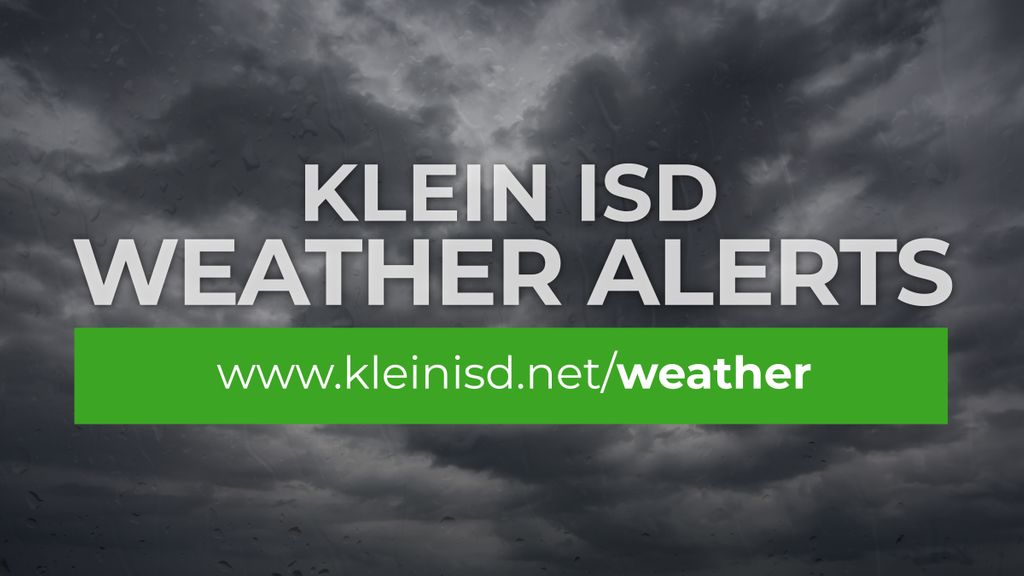 Klein ISD - Imelda Update 7

After visiting with Harris County weather &amp; traffic officials this morning, all Klein ISD schools &amp; facilities are OPEN today, Fri., Sept. 20, 2019. Classes are in session &amp; buses will run at their normal times. More info: kleinisd.net/weather