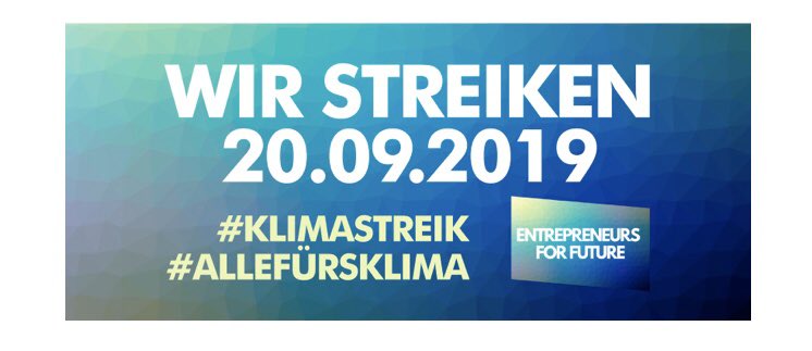 Weil wir gutes Klima nicht nur in der der Zusammenarbeit wichtig finden. #Klimastreik #AlleFuersKlima