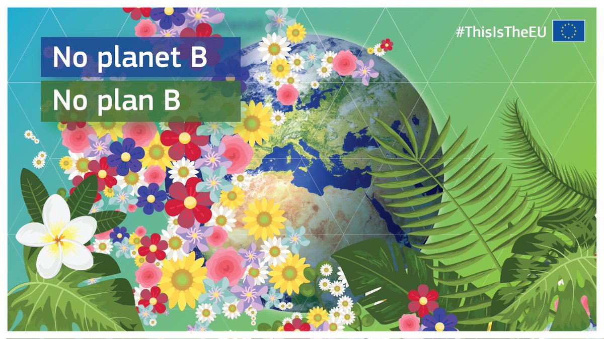 planet with flowers and branches