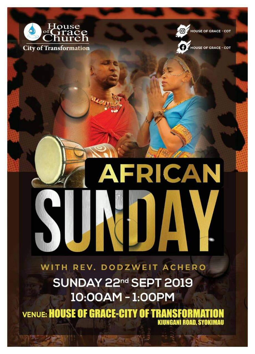 carringtonesi's tweet photo. #AfricanSunday will be awesome @HouseOfGraceCOT. Y'all  to make your way there. https://t.co/o1hmLgK7LY